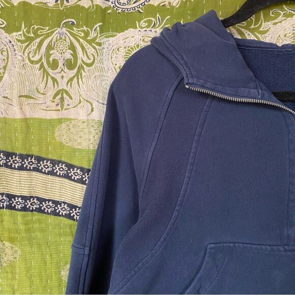 Lululemon Night Sea Scuba Oversized Half-Zip Hoodie Size Extra Small/ Small - Picture 4 of 16